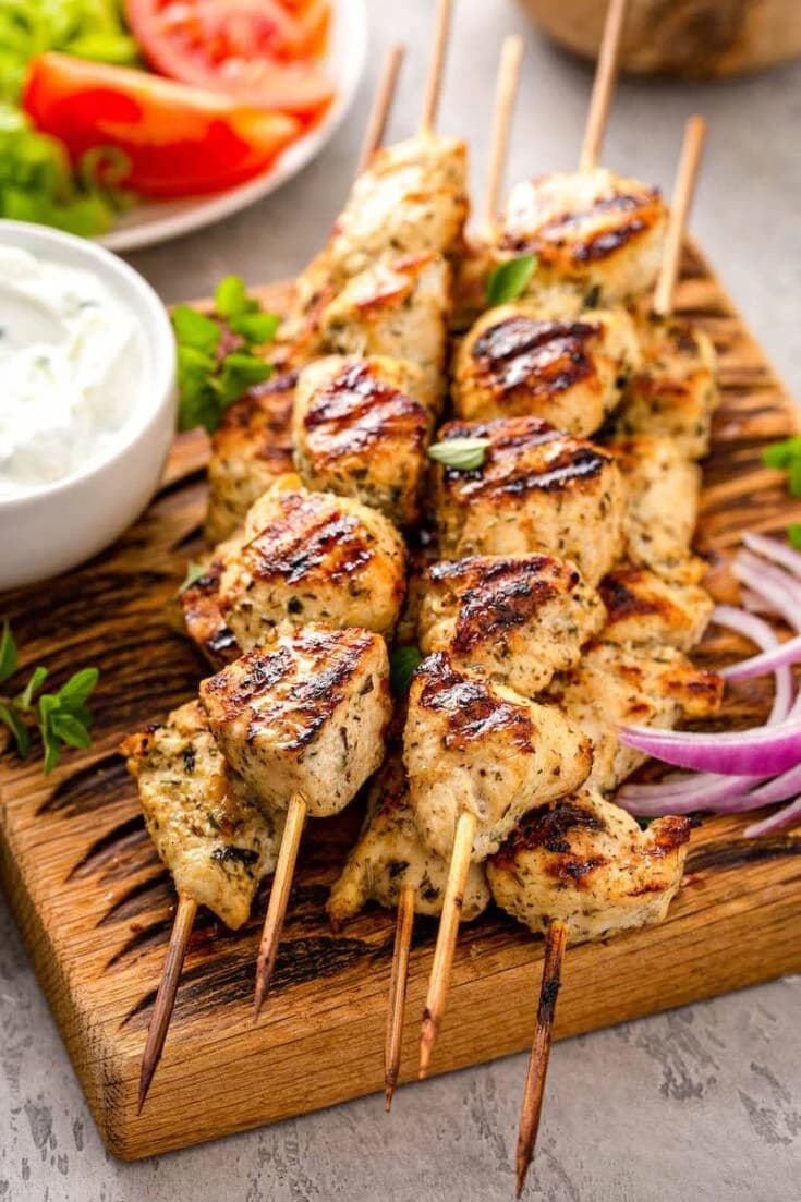 Grilled Chicken Souvlaki